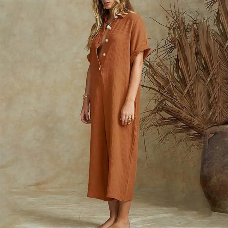 Summer Women Jumpsuits Elegant Office Lady Sexy V-neck Sleeveless Print Jumpsuits New Fashion With Belt Vest Playsuit Streetwear