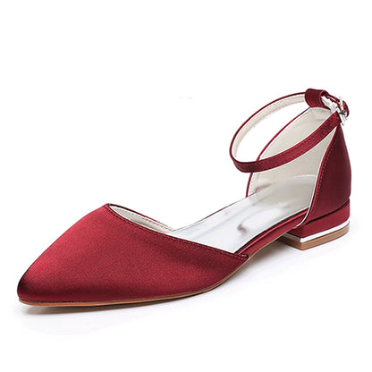 Crystal Queen Women Sandals Ladies Sexy Shoes Female Flats Point Toe Summer Shoes Casual Party Dress Flat