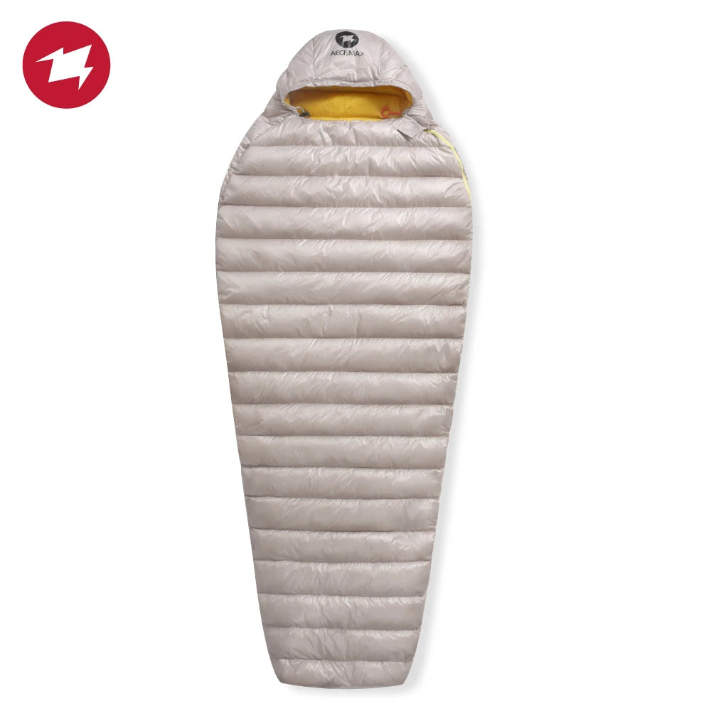 AEGISMAX LETO-2025 Series 800FP Duck Down Sleeping Bag Backpacking Ultralight Outdoor Camping Equipment