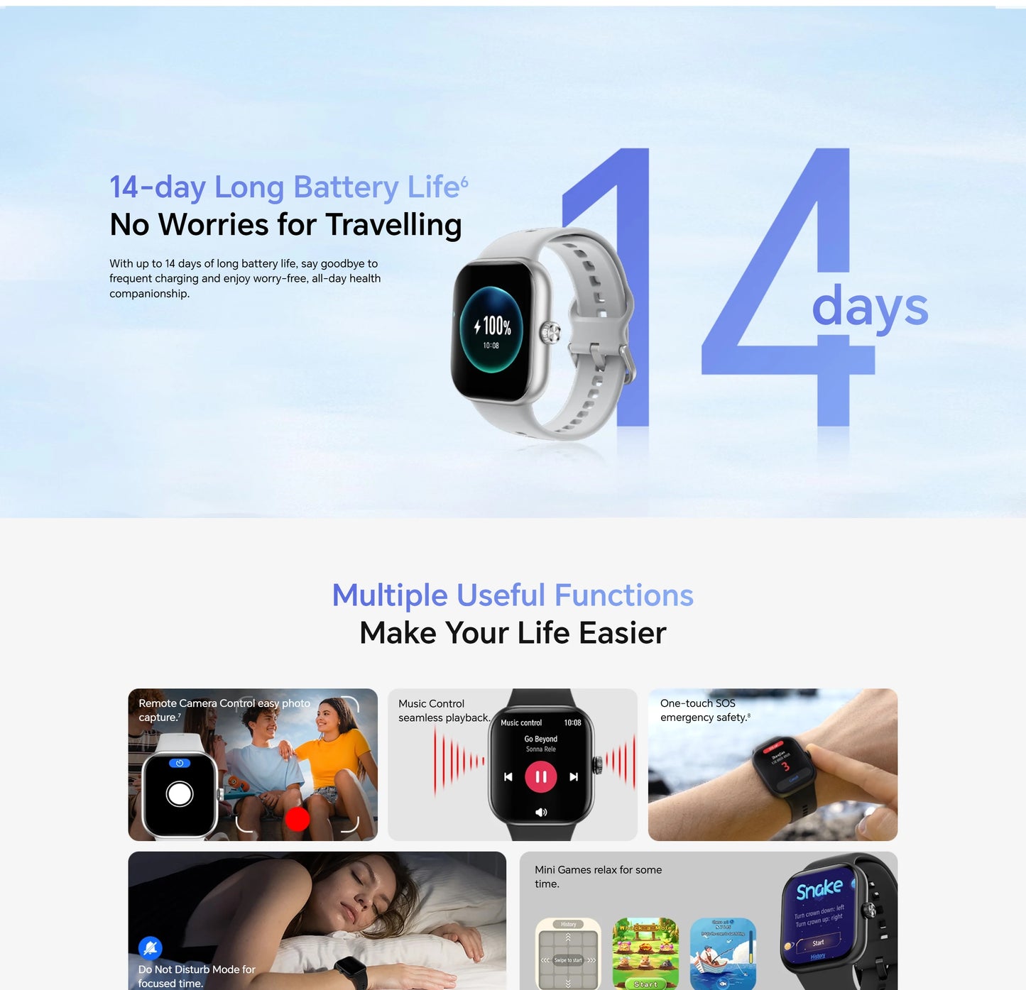 New Honor Choice Watch 2 Pro Smartwatch 5ATM+IP68 Waterproof 1.97" Bezel AMOLED Screen Barometer GPS GNSS Compass 360mAh Battery