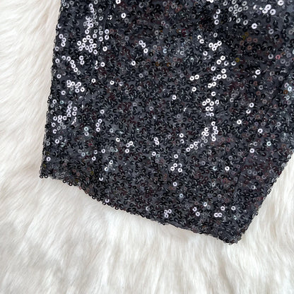 Sexy Sequin Party spaghetti Croset Bustier backless Slim Tanks and Camis Strap Glitter Crop Top Fashion Summer Women Clothes Y2k