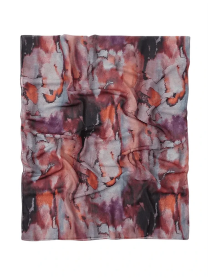 1Pcs Watercolor Print Lady Hijab Women Bohemian Soft Islam Ramadan Muslim Hijabs Foulard Femme Shawl Wrap Scarf Headscarf