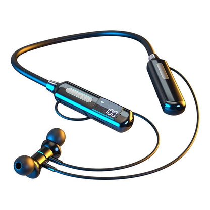EARDECO With Sports Chip Bluetooth Headphone Bass Wireless Headphones With Microphone Neckband Earphones Steps Calorie Stopwatch