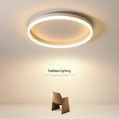 Modern Bedroom led Ceiling Lights Round Remote Control Dimmable led Living Room Ceiling Light White/Black Indoor Ceiling Lights