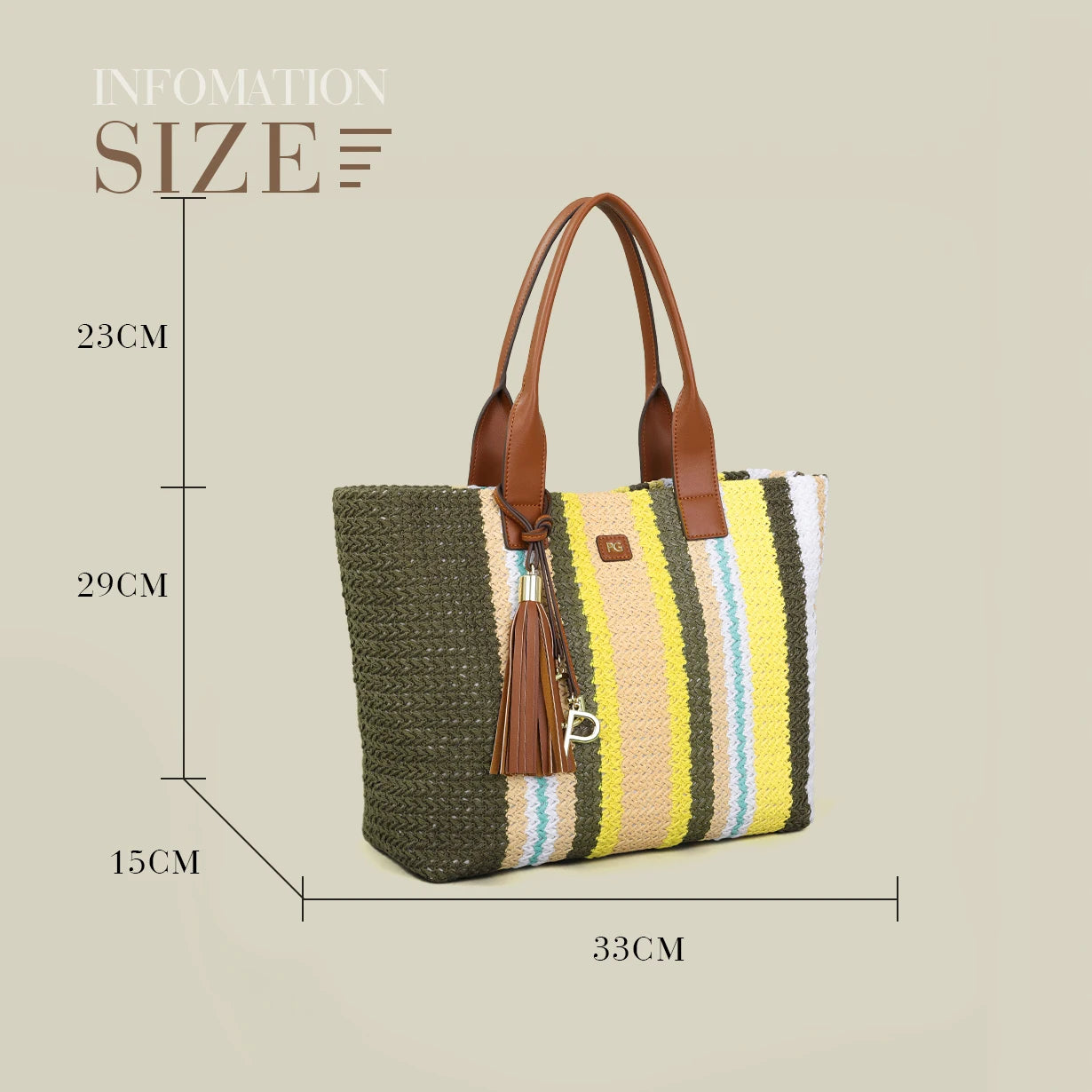 PG 2026 New Niche Luxury Designer Shoulder Crossbody Armpit Bag Ladies Wide Shoulder Strap Large Capacity Bag
