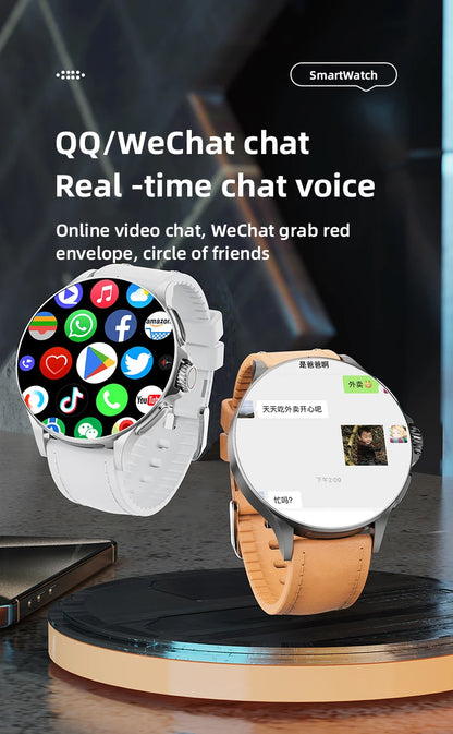 VALDUS GT200 4G Smartwatch HD Camera Man Woman Video Chat Fingerprint Control 32GB Memory WIFI GPS Step Smart Watch For Android