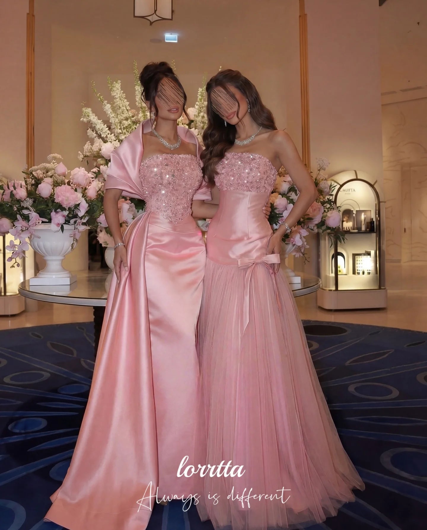 Lorrtta Customized pink Elegant Party Dresses birthday dress festa платье женское vestidos de fiesta Prom Dresses mermaid Dress