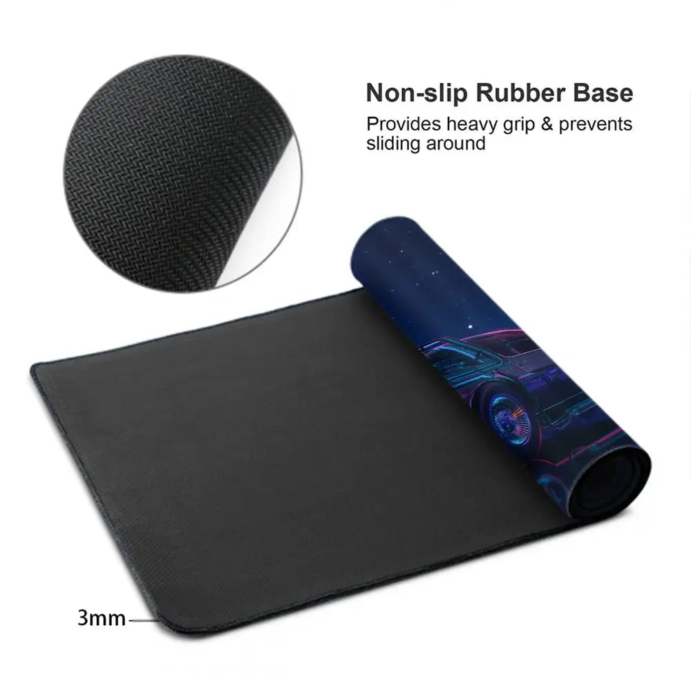 Come Back To The Future Mouse Pad Tablet Laptop xl desktop mouse mat cute HD printing Gaming keyboard pad Player 90x40 cm