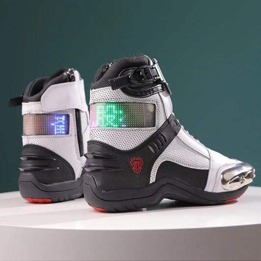 Motorcycle Protective Enduro Boots Gear Shift Speed Long Shoes Motorcycle Racing Boot Motorcyclist Motorbots Biker Boots