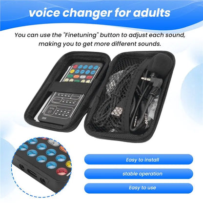 A12E-Voice Changer Handheld Microphone Voice Changer With Sound Multifunctional Effects Machine For Phone//Switch (I9)