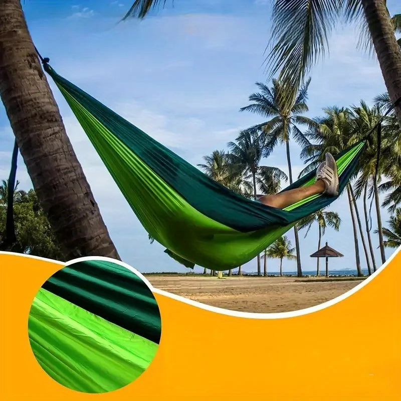 Ultralight Travel Hammock 661.39lbs Capacity Breathable Quick Dry with 2 Carabiners 2 Straps for Indoor Outdoor