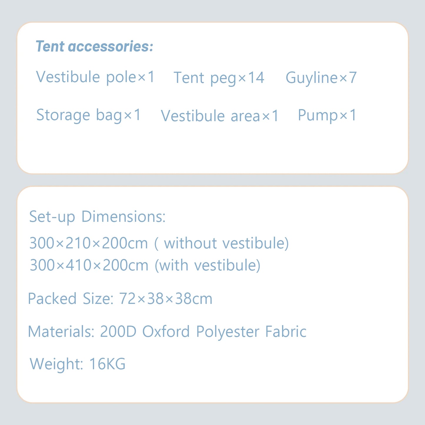 PAKICETUS Luxury Inflatable Camping Tent with Skylight Quick Setup Blow Up Tent with Air Pump 4-6 Persons Large Family Portable Outdoor Tent for Camping Hiking Backyard
