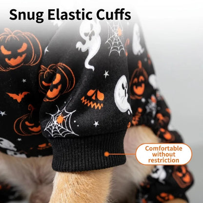 Dog Halloween Pajamas Dog Costumes Pjs Stretchy Funny Pet Costumes Clothes Outfit Pajamas for Medium Dogs