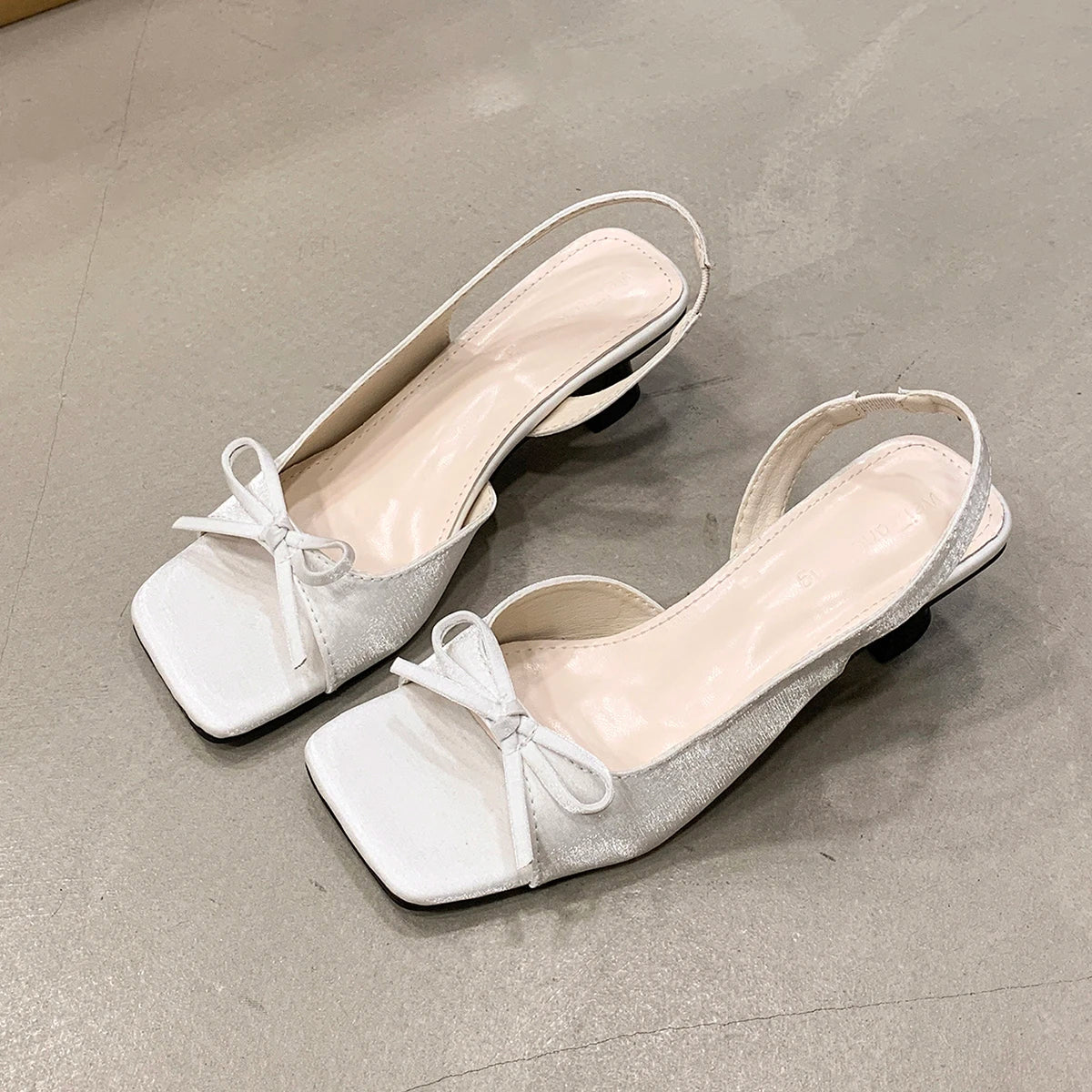 Women's Sandals Bow Elegant Fashion Shoes 2026 New Summer High Heels Slides Luxury Trend Open Toe Women Sandals Mujer Zapatos