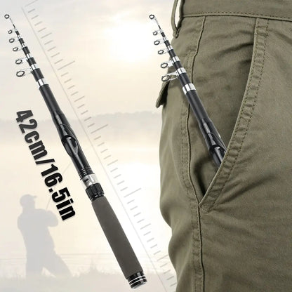 86-Piece Telescopic Fishing Rod & Reel Combo Kit, Portable Bass Fishing Tackle Set With Lures, Line, Hooks & Carry Bag For Freshwater Fishing