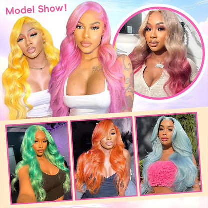 Human Hair Full Lace Blonde Lace Front Wig Human Hair 360 Lace Frontal Wig 613 13x6 Hd Lace Frontal Wig Brazilian Body Wave Wigs