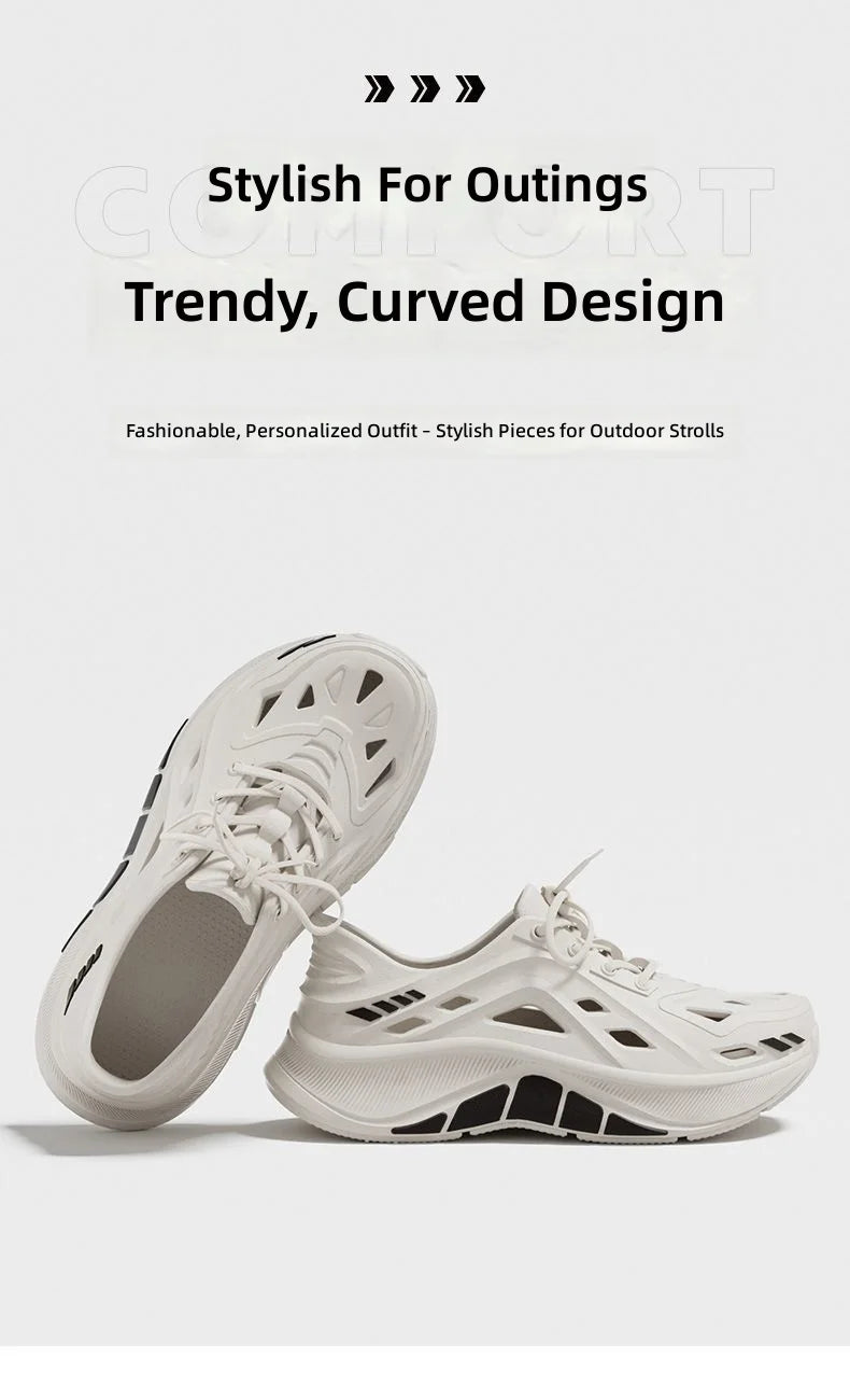 Mens Slippers Summer Outdoor Beach Sandals Garden Shoes Clogs For Men Non Slip Slides Flip Flops Zapatos Hombre Chinelos Masculi