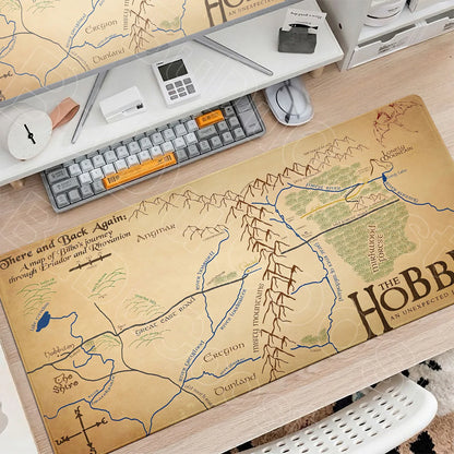 Washable Gaming Mouse Pad L-lord of the Rings PC Table Decoration Carpet XXL Gamer Stitch Edge Rubber Mice Mat Gadgets Keyboards