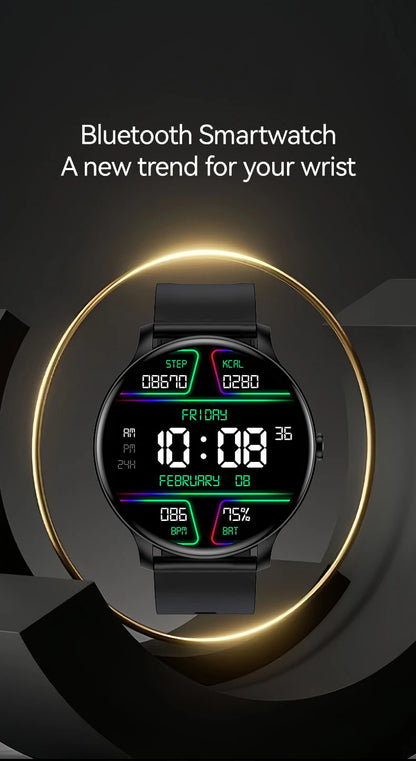 2026 New Smartwatch For Men Android IOS Phone 1.52" Screen Bluetooth Call Blood Oxygen Pressure Monitoring Smart Watch Women