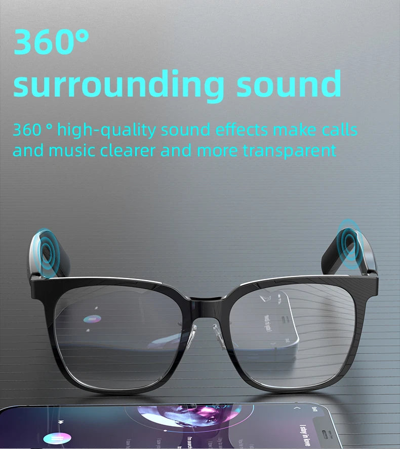 2-in-1 Smart Glasses With Magnetic Lenses Versatile, Clear Vision Enhanced Comfort TWS SG18pro