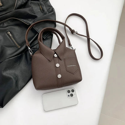 PU Square Compact Shoulder and Crossbody Bags Zipper Unique Design High Quality Hand Bags for Women 2026 Designer Style Bolso