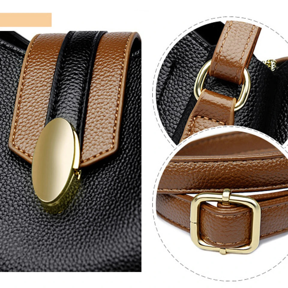 High Quality Leather Tote for Ladies Luxury Casual Women Designer Shoulder Crossbody Sac Female Worker Bolsas Handbags and Purse