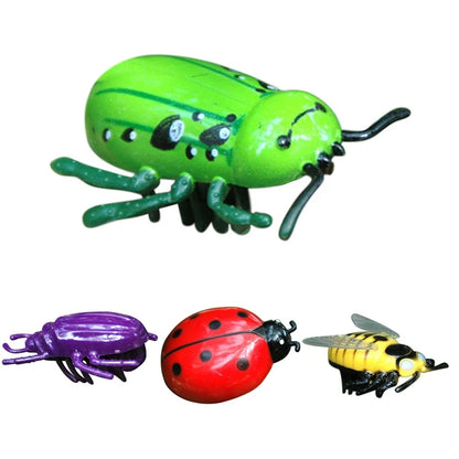 Beetle Ladybug Simulation Insect Toy Pet Cats Funny Rotating Electric Moving Interactive Playing Toys