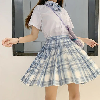 Japanese Bow Tie Skirt Set Student Pleated Skirt Jk Uniform Korean School Sexy Girl Preppy Style Seifuku Japanese School Uniform