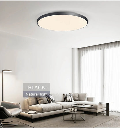 MARPOU Smart Ceiling Lamp LED Lamp for Bedroom Large Ceiling Lamps LED Lights with Remote Control Dimmable LED Lights for Room