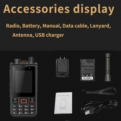 ANYSECU 4G Network Radio W6PRO Android 12 Work with Real-ptt Zello WIFI UHF 400-480mhz DMR Digital Radio