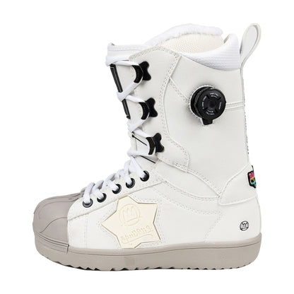 LILKINGS Wishing Star Snowboard Boots Side Buckle Lacing Quick Entry Thermo Liner Women Men 36-45