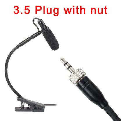 3 Pin 4 PIN Mini XLR Saxophone Microphone Supercardioid 3.5mm Trumpet Music Wind Instrument Sax Mic Horn IM-20