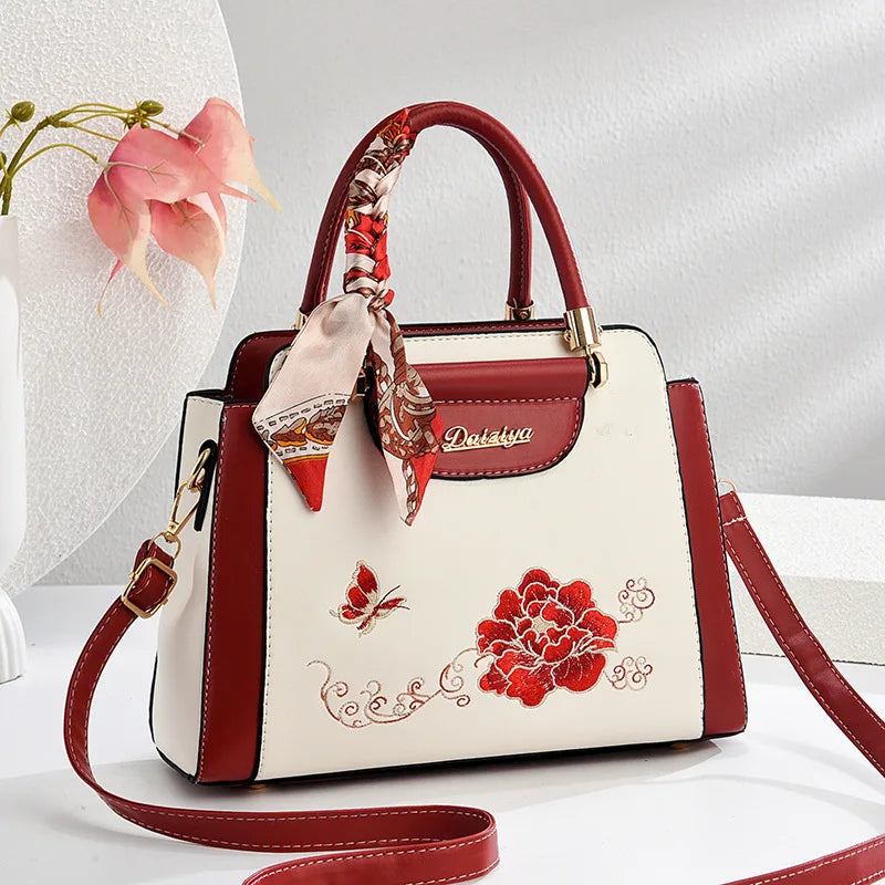 Fashion Luxury Handbags Women's Shoulder Bags Temperament Mom Elegant Retro Crossbody Bags High Capacity Tote Bag Wedding Bags