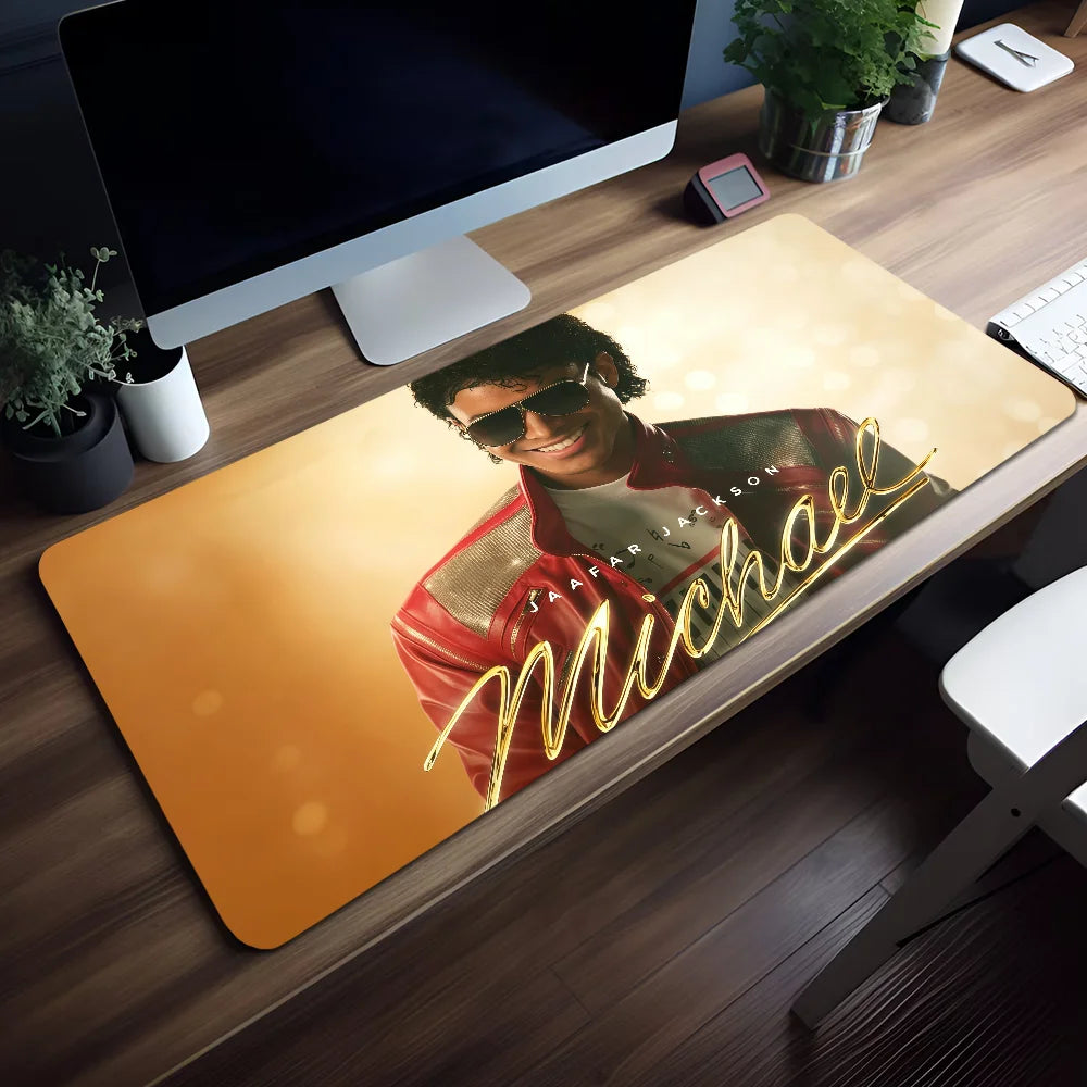 Mouse Pad MousePad Non-slip Music Jackson Lockedge Office Singer Student Gaming Thickened Large Writing M-Michael Pad Cushion