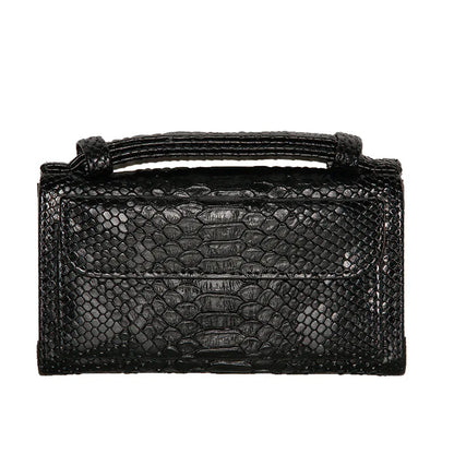 Luxury Snake Pattern Chain Flap Handbags Evening Clutches Crossbody Messenger Shoulder Bags Women Female Ladies Luxurious Purses