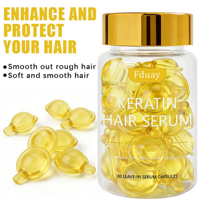 Australian Hair Care Non-Wash Essential Oil Rich in Keratin & Jojoba Seed Oil for Smooth Hair 1.5ml X 30pcs per Bottle