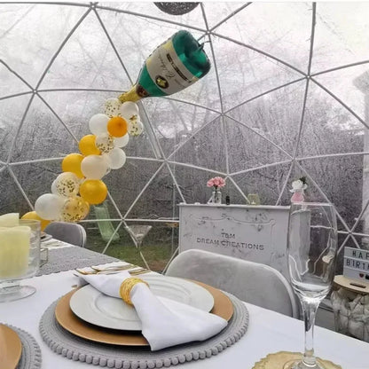 Geodesic Dome Tent Transparent Bubble Camping Tent Luxury Outdoor Resort Garden Customized