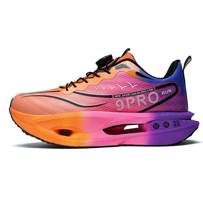 Unisex Running Shoes 2025 New Lightweight Cushioning Thick Sole Sports Training Sneakers Daily Wear Tennis Shoes for Men Women