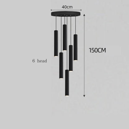 Modern home decor led lights pendant light lamps forstaircase Chandeliers for living room hanging light indoor lighting