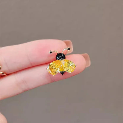 Exquisite Shiny Rhinestone Hummingbird Brooches For Women Clothing Coat Jewelry Accessries Gift