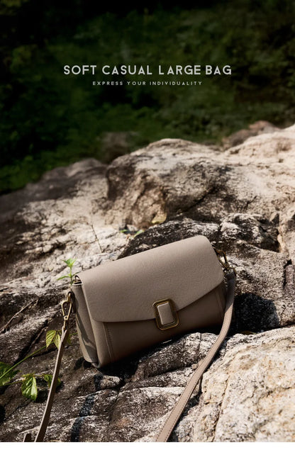 Women's Genuine Grade Cow  Leather Shoulder Crossbody Purse Bag Luxury Designer Ladies Underarm Bag Female Small Square Bag New