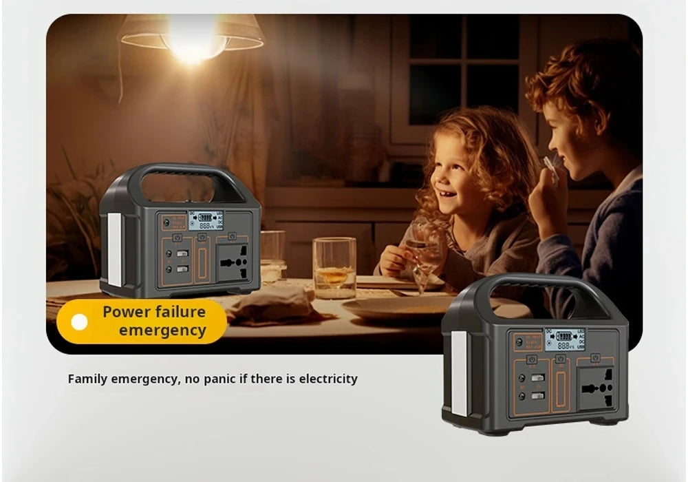 jsdsolar 100W Portable Power Station Power Generator 110V 220V LED Light Emergency Solar Power Bank for Outdoor Camping Travel