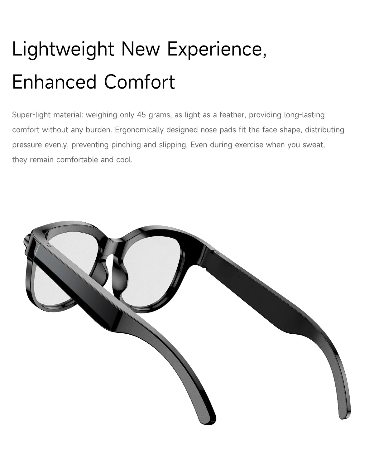 2026 AI Smart Glasses AI Translation Sunglasses Bluetooth Calling Music Player Camera Control Anti-blue Light Glasses  Men Women