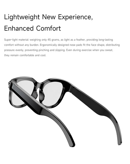 2026 AI Smart Glasses AI Translation Sunglasses Bluetooth Calling Music Player Camera Control Anti-blue Light Glasses  Men Women