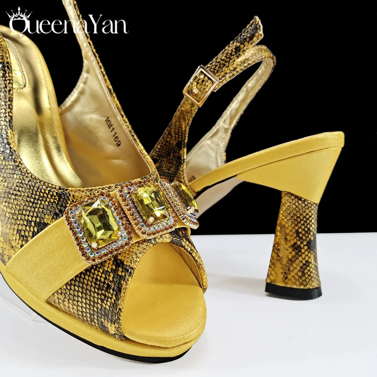 INS-Inspired Italian Design Elegant Women High Heel and Bag Nigeria Wedding Party Shoes and Bag–Fashionistas Exclusive Products