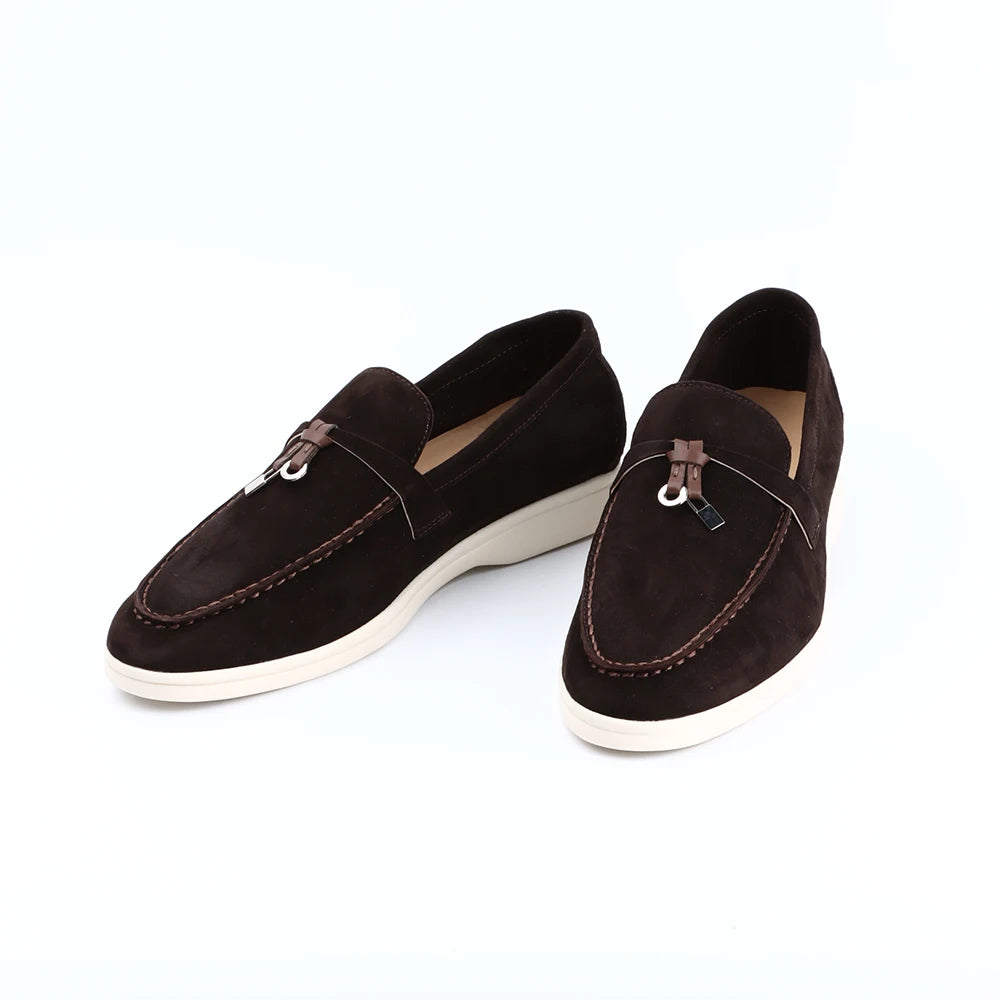 Not Logo Women's Adult Summer Rubber Casual Stitching Flats Sandals - Low Price