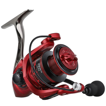 BILLINGS Metal Fishing Reel Spinning 5.2:1 Freshwater Saltwater Spinning Reel Max Drag 12KG 1000-7000 Series Fishing Reel
