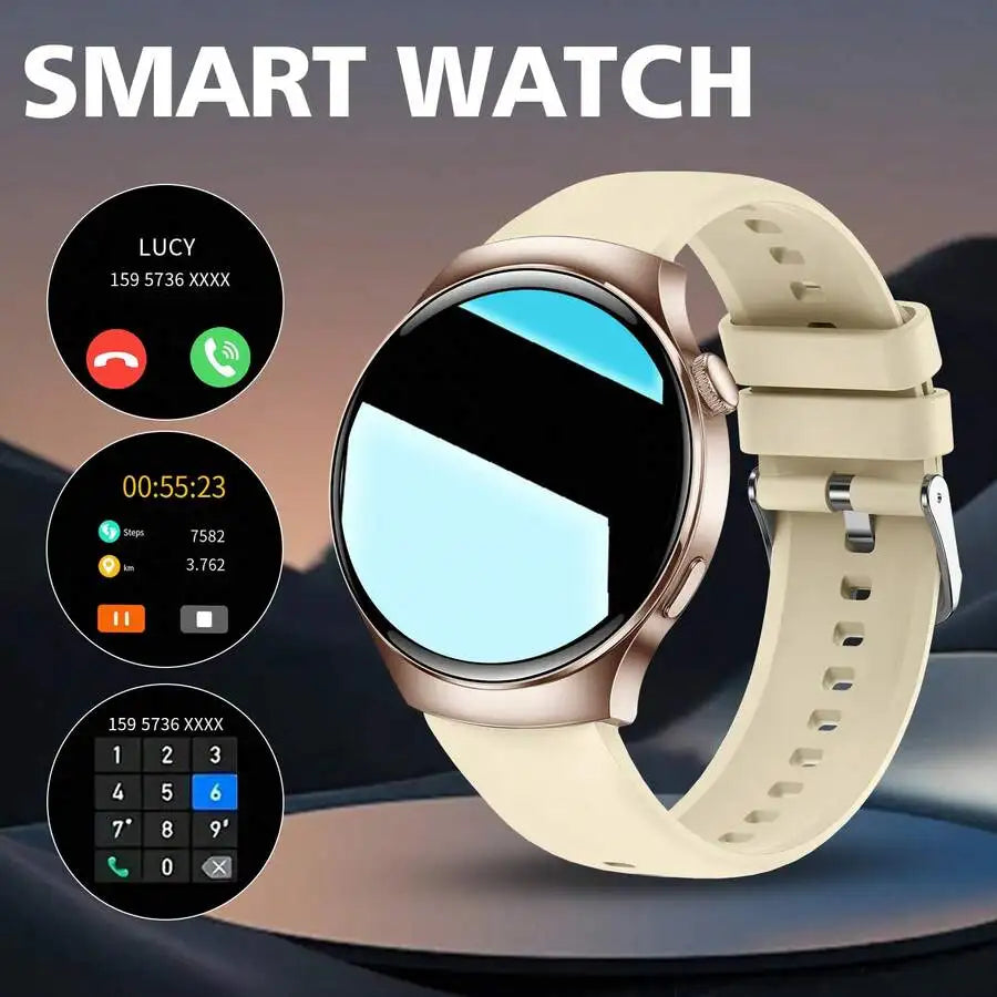 Smartwatch, 1.83-Inch Multifunctional Sports Smartwatch, Featuring Wireless Calling/Music, Message Notifications, Pedometer,