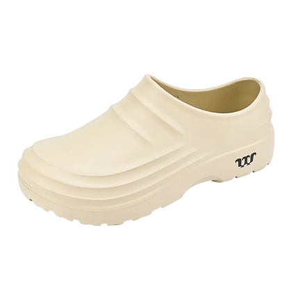 Summer Chef Shoes Anti Slip and Oil Proof Work Shoes Lazy Slippers Casual Trendy Slipper One Step Fashion Garden Shoes For Beach