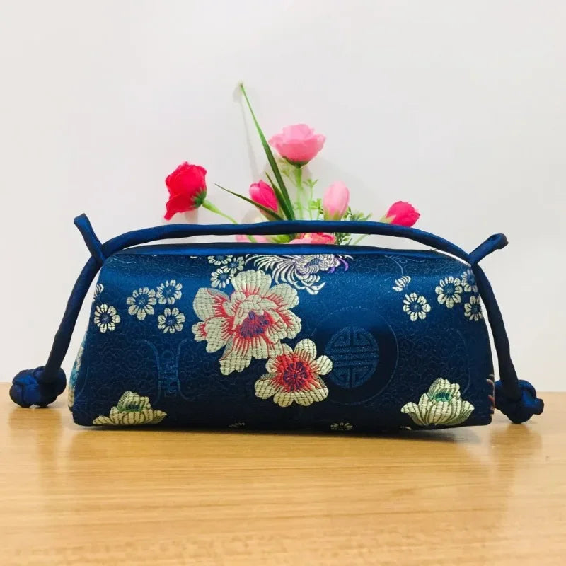 Fashion Vintage Fringe Bag Small Shell Bags Chain Women Shoulder Crossbody Bag Crane Flying Women's Handbags Purses Embroidery
